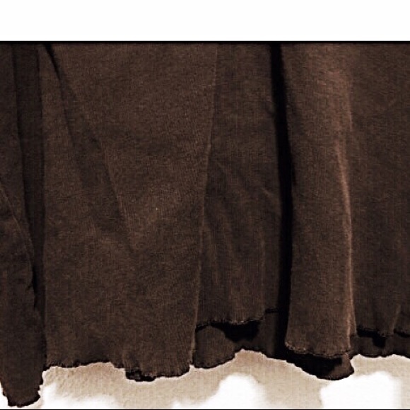 Tee-V-Neck, Snaps, Ribbed, Long Sleeve - Picture 3 of 5